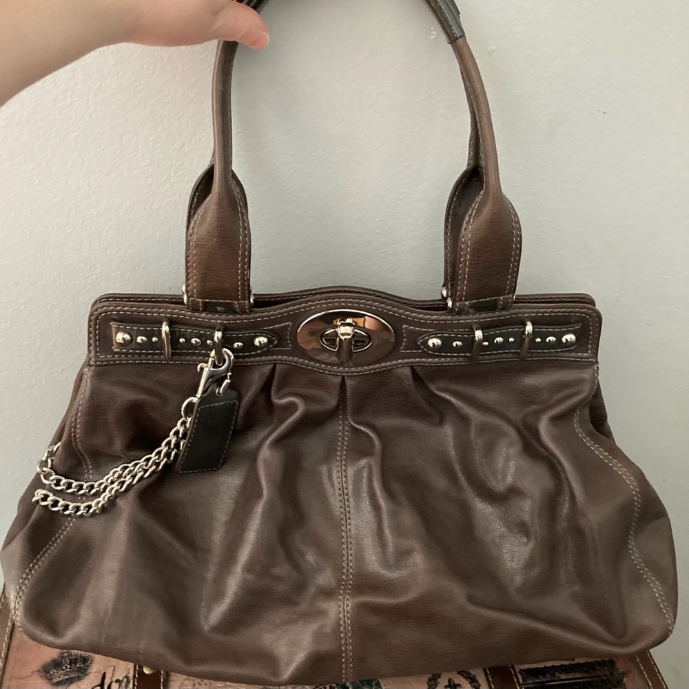 Coach handbag/purse turn lock